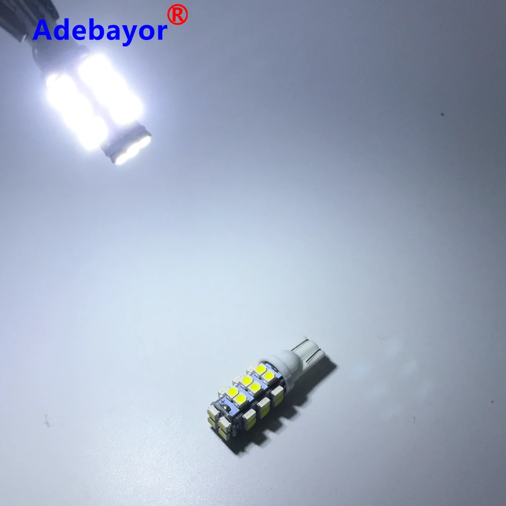 10 шт. светодиодный светодиодные лампы T10 1210/3528 smd 168 194 t10 W5W|Сигнальная лампа| |