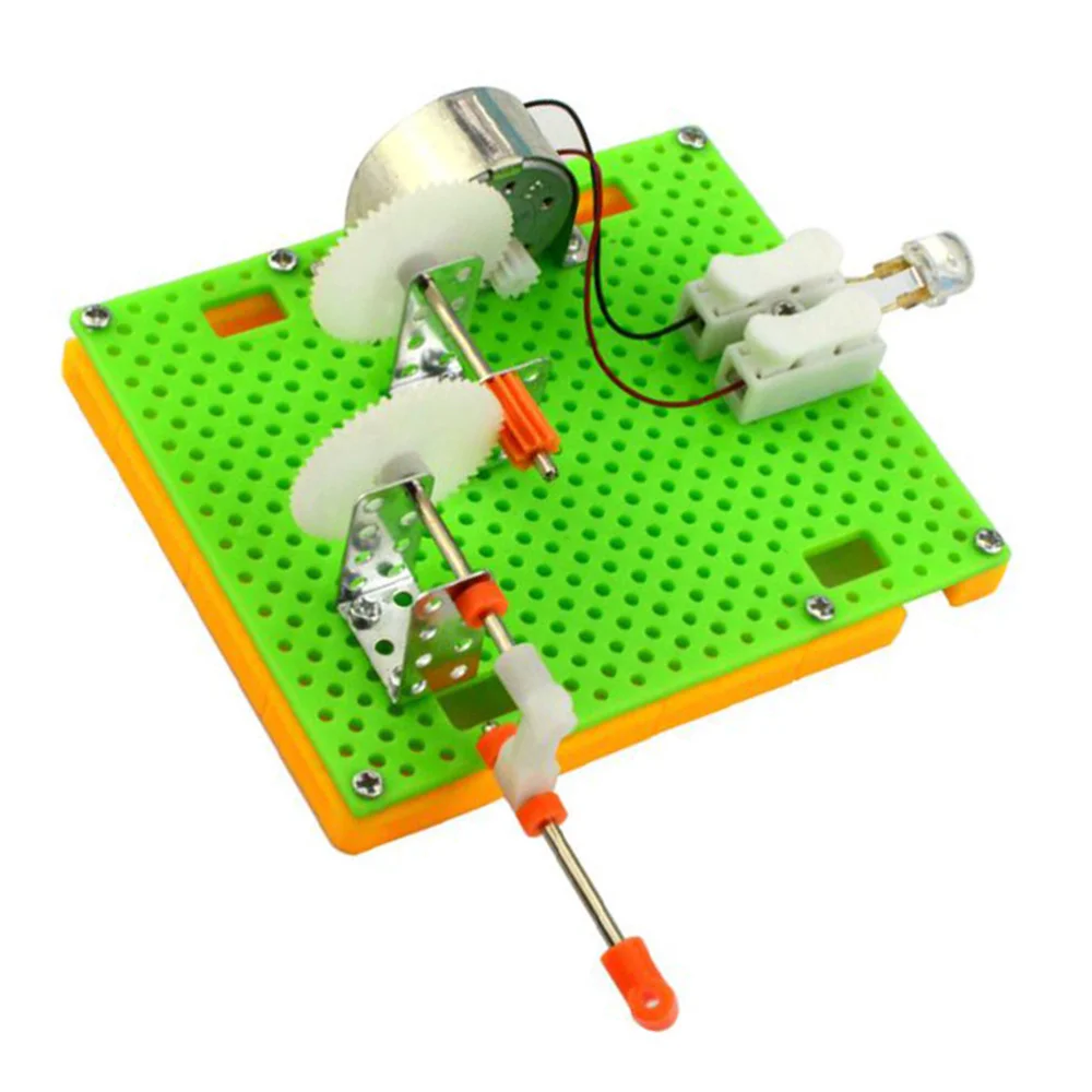 

Hand Shake Electric Generator DIY Scientific Material Science Experiment Educational for Kids Students