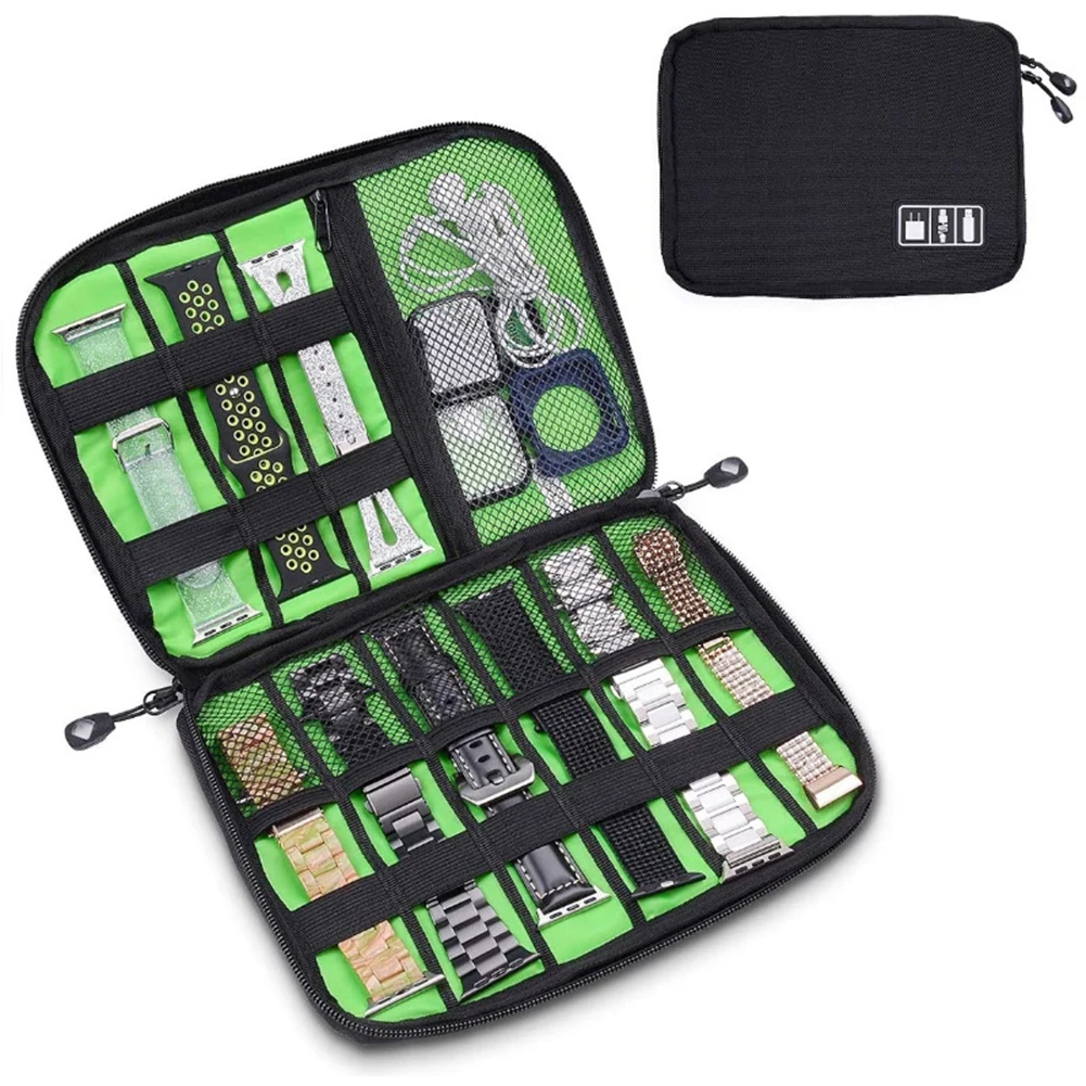 

Multifunction Portable Watch Strap Organizer Watch Band Storage Bag For apple Huawei Watchband Holder Box Travel Case Pouch