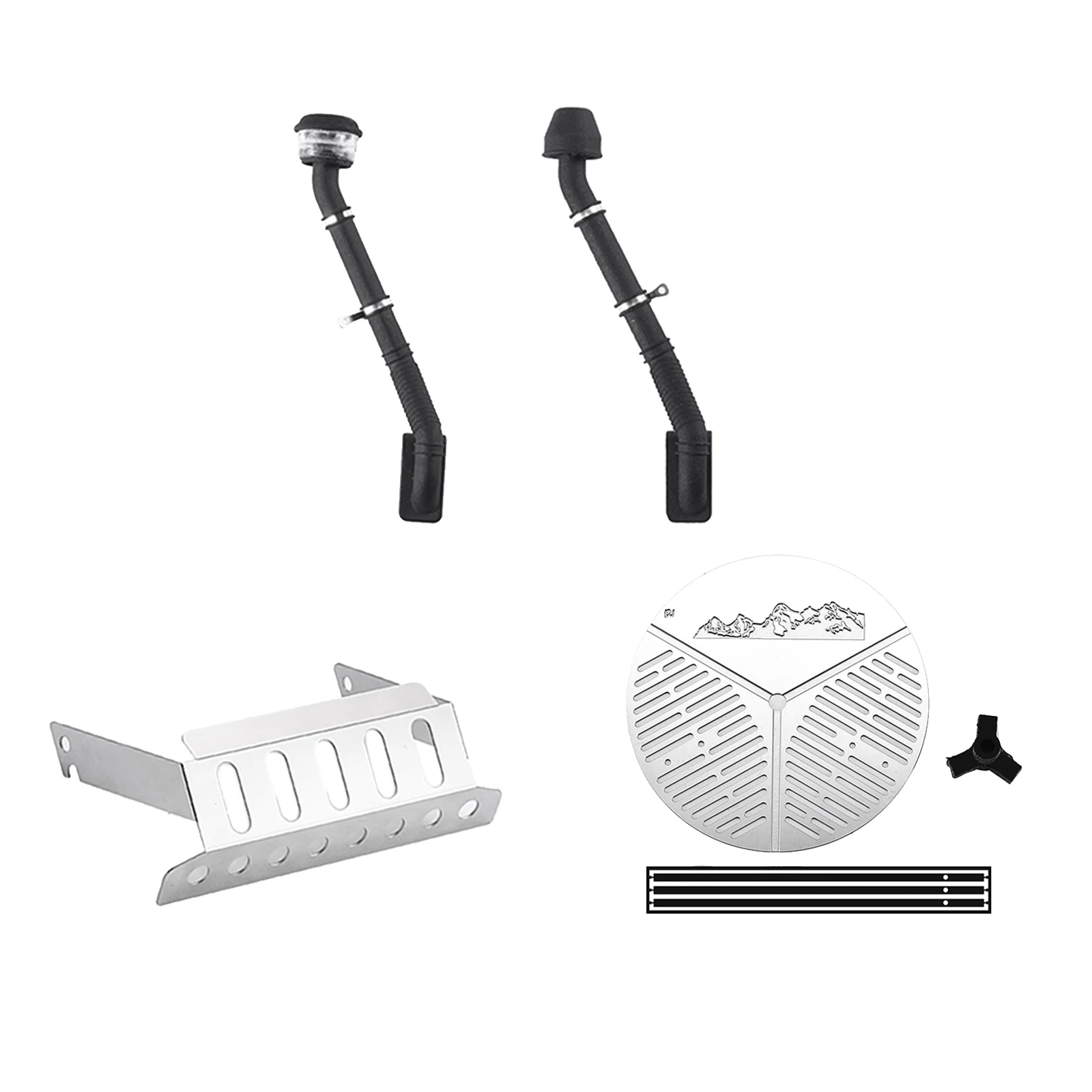 

Raised Air Intake Snorkel Replacement for MN D90 1/12 RC Car Modified Parts