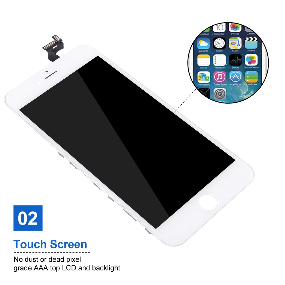 AAAA Grade For iPhone 6S Plus LCD With Perfect 3D Touch Screen Digitizer Assembly 6SP Display Replacemen Pantalla | Мобильные