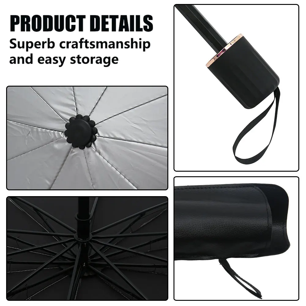 Наружный автомобильный Солнцезащитный УФ чехол на лобовое стекло Складная