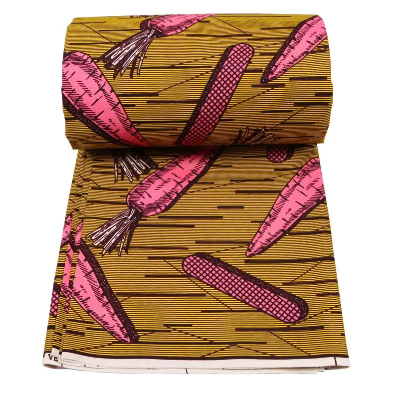 Нигерийский Африканский воск настоящий 6 ярдов анкарский полиэстер 2019