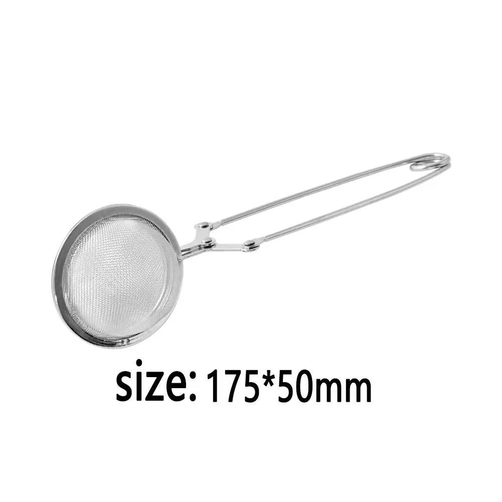 Многоразовое ситечко для чая из нержавеющей стали сетчатый фильтр с ручкой