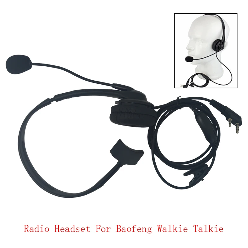 XQF K-C1 2 Pin гарнитура микрофон рация наушники Fo аксессуары Baofeng KSUN X-30 Retevis UV-82 PUXING TYT
