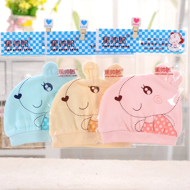 Модная детская мягкая мультяшная шапка для новорожденных в стиле унисекс |