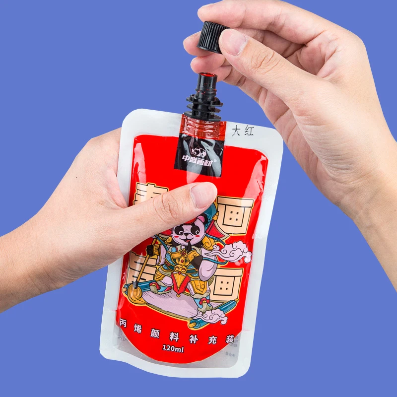 Профессиональные акриловые краски 120 мл пигмент для рисования художественной