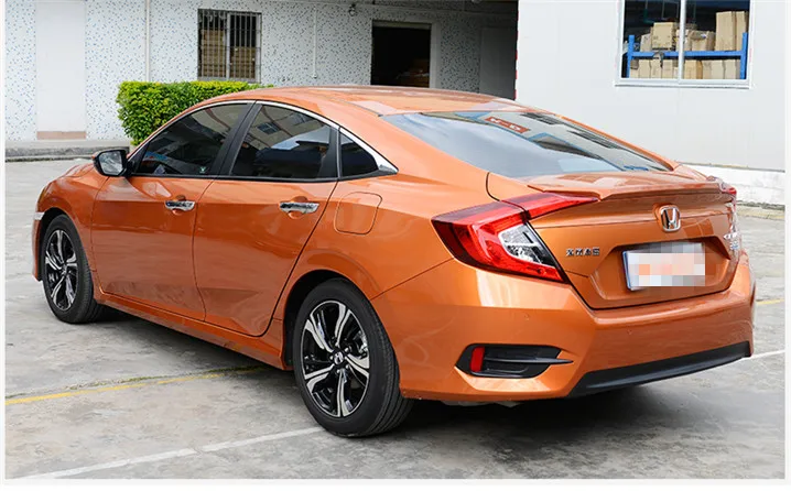 Для Honda Civic Спойлер ABS давление хвоста материал заднее крыло автомобиля праймер