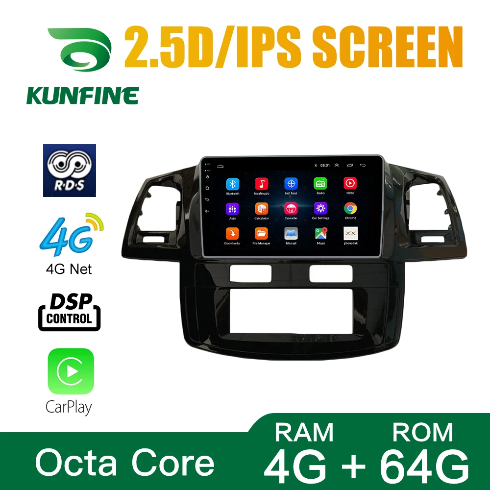 

Car Stereo For Toyota Fortuner 2008-2014 MT/AT Octa Core Android 10.0 Car DVD GPS Navigation Player Deckless Radio Headunit