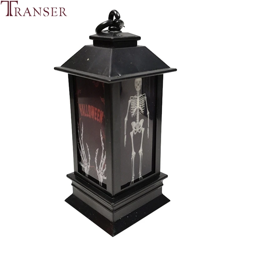 Transer винтажный черный фонарь для Хэллоуина внутреннего и наружного декора дома