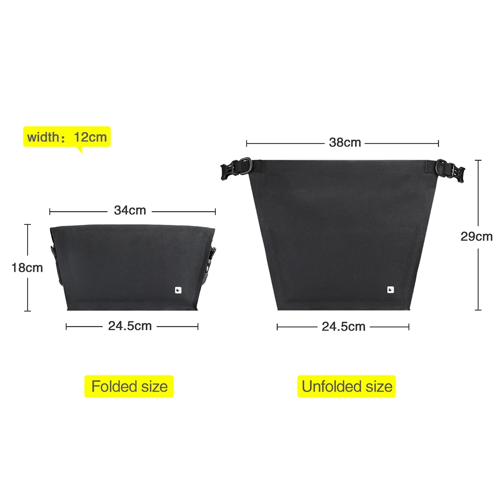 Сумка на руль велосипеда водонепроницаемая 4 л с плечевым ремнем | Спорт и