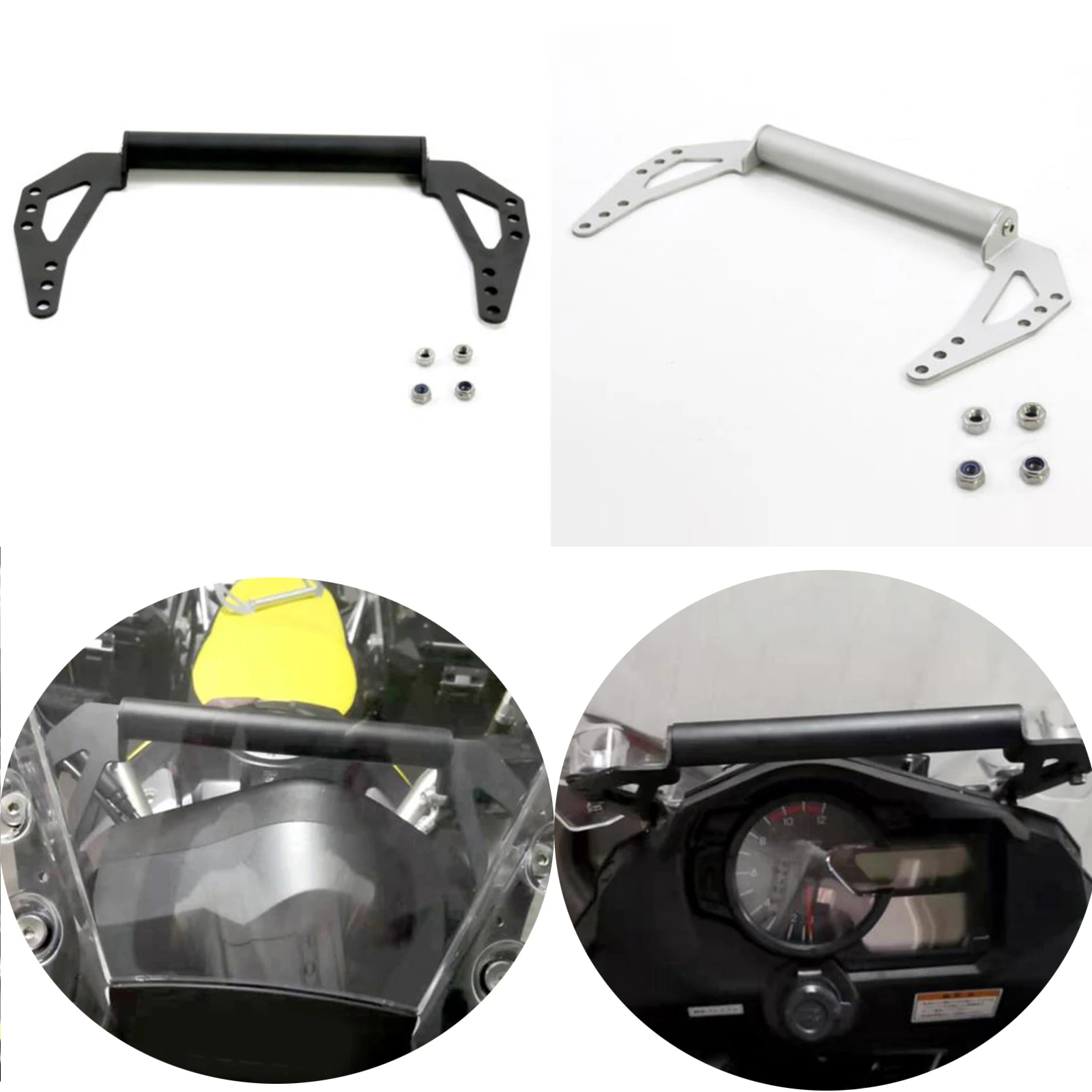 mobile phone navigation bracket support stand aluminum fit for suzuki dl1000 2015 2019 spare parts easy install durable premium free global shipping