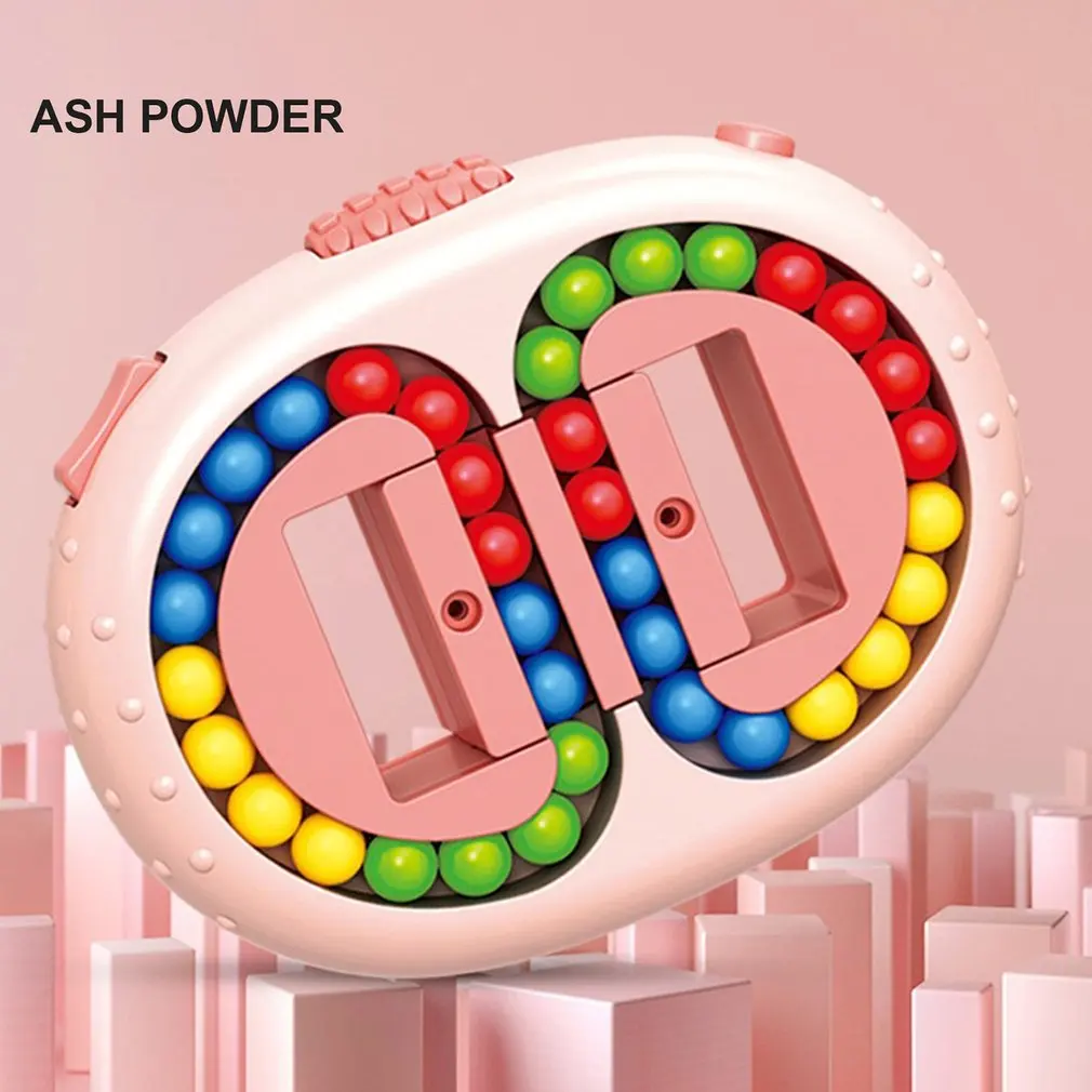 

Rotating Magic Beans Cube Fingertip Fidget Toys Kids Adults Stress Relief Spin Bead Puzzles Children Education Intelligence Game