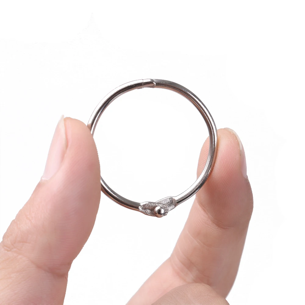 10 шт. Металлический Переплет для листков откидные кольца зажимы скрапбукинга