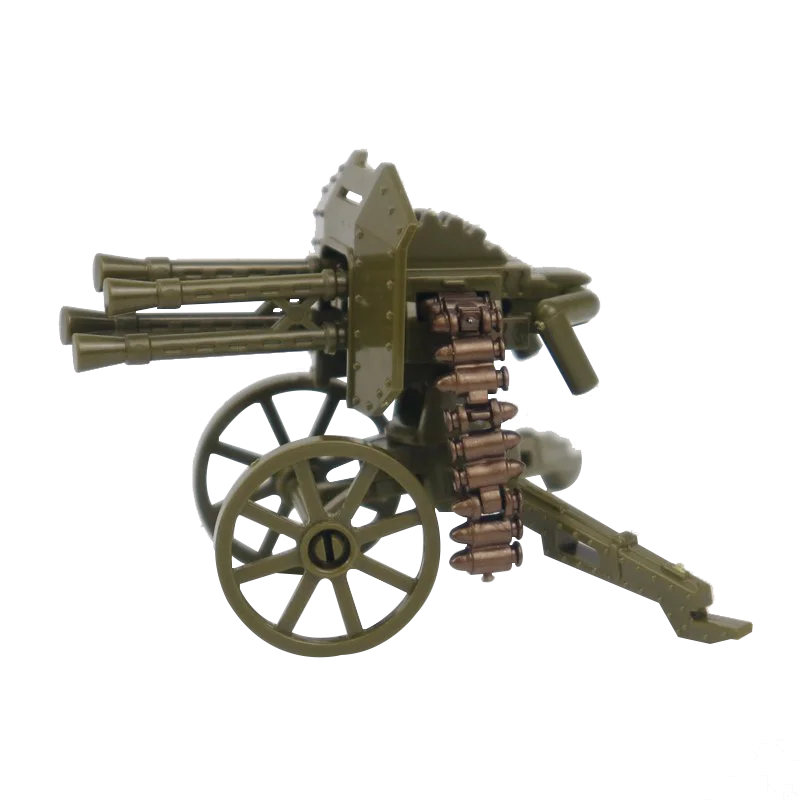 MOC военное оружие спецназа WW2 игрушечный пистолет мешок песка пушка строительные