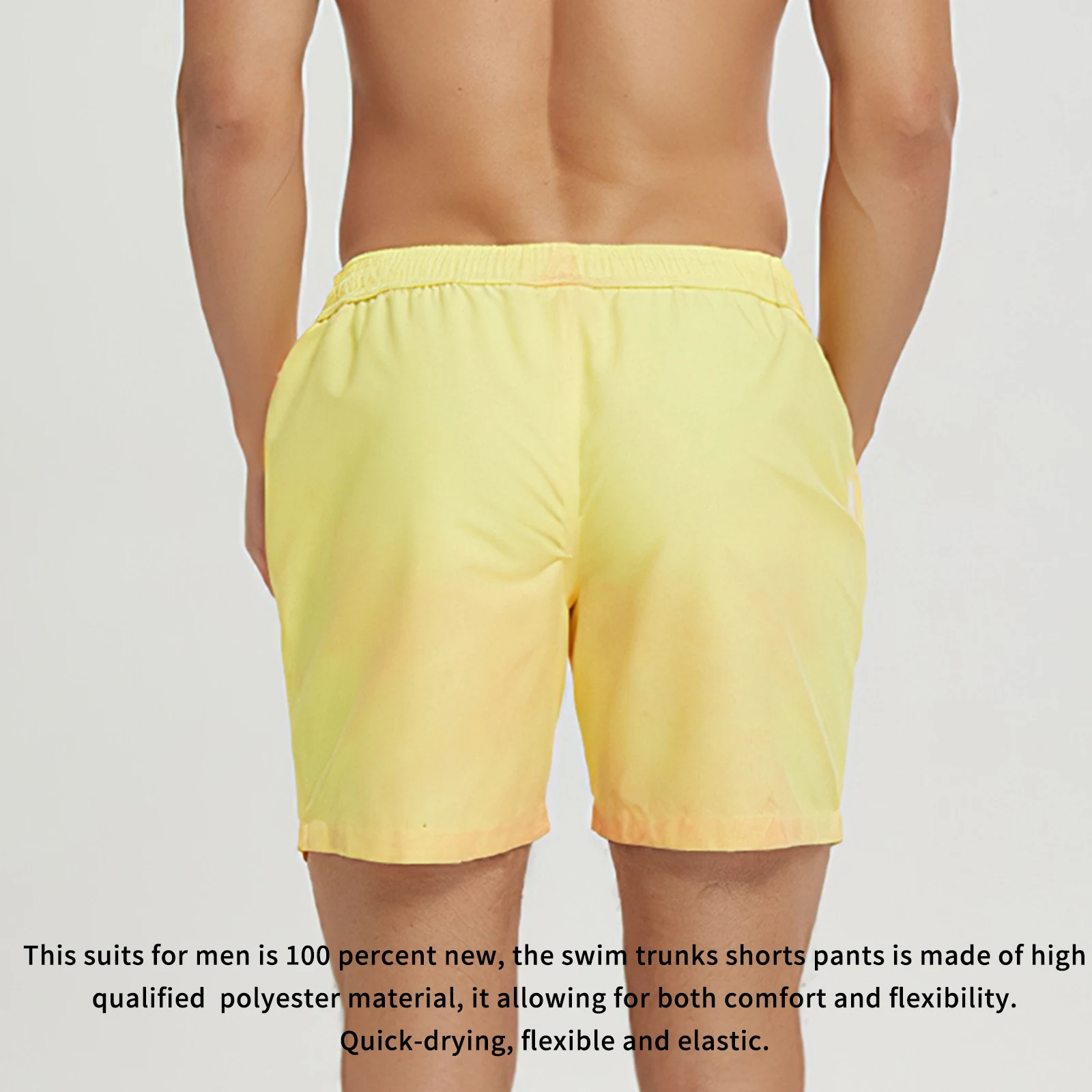 

Dropshipping Magical Change Color Beach Shorts Summer Men Swimming Trunks Swimwear Swimsuit Quick Dry Bathing Shorts Beach Pant