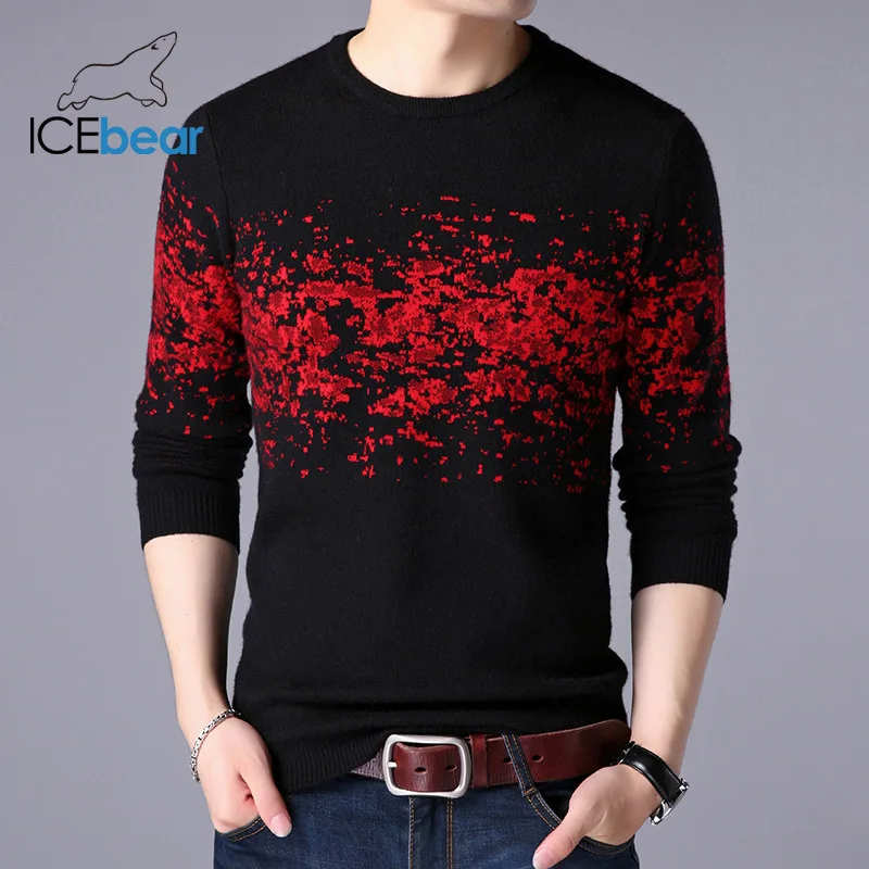 ICEbear новинка 2019 мужской свитер высокое качество Мужская одежда осенняя мужская