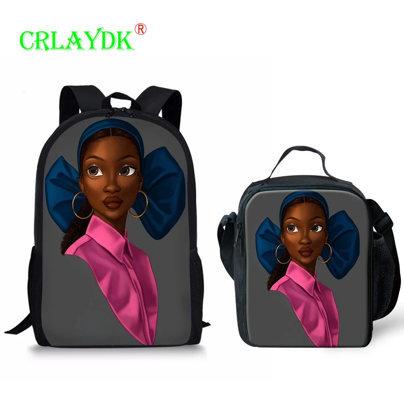 

CRLAYDK Kids Backpack with Lunch Bags Set Girls Pattern School 16 Inch Pupils Satchel Rolling Chidren Students Soft Bookbag