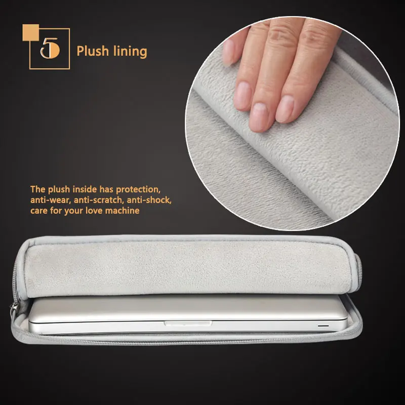 Portable Notebook Handbag 11&quot 12.5&quot 13&quot 14&quot 15&quot Laptop Bag Sleeve Case Protector Multi-Pocket For Dell HP Macbook Xiaomi | Дом