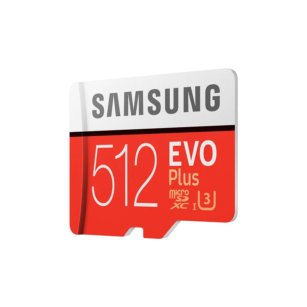 SAMSUNG карта памяти EVO plus 512 ГБ SDXC TF Micro Card U3 4K UHS-I водонепроницаемые флеш-карты с