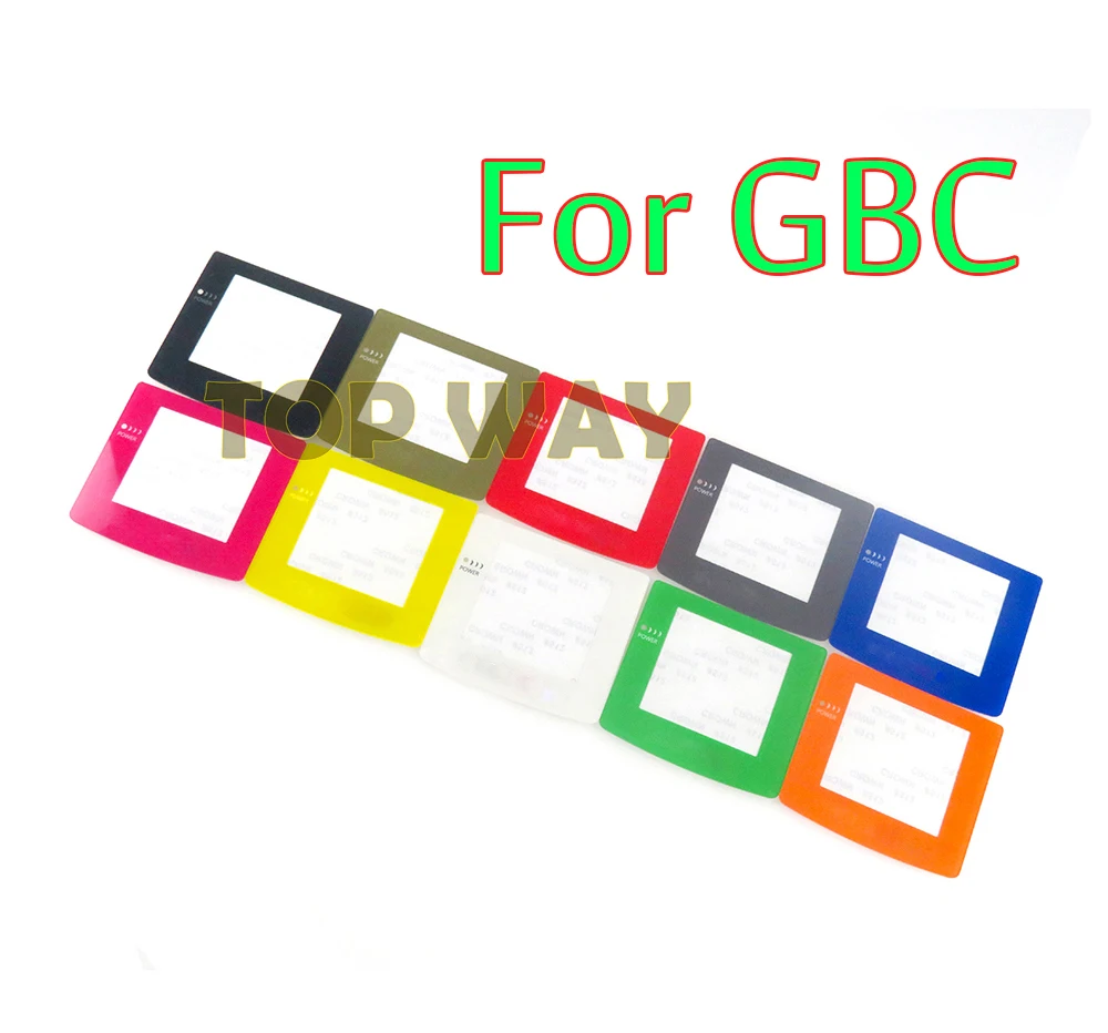 

50 шт. Многоцветный Пластиковый экран для GBC Gameboy цветная Ретро консоль ЖК-объектив сменная защита для объектива