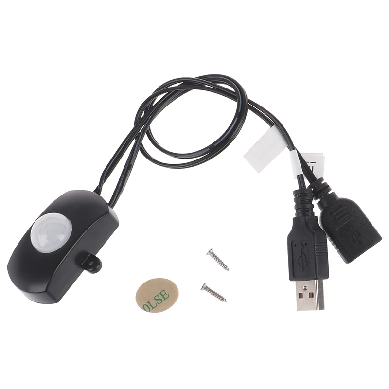 DC 5V USB корпус инфракрасный PIR датчик движения переключатель для Светодиодный