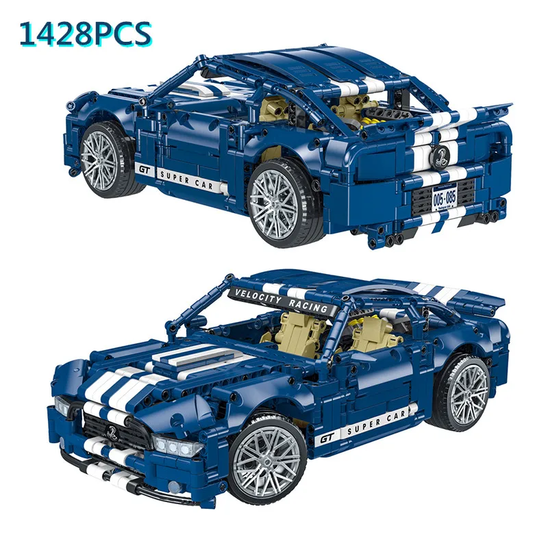 1428 шт. Детский конструктор GT500 в виде спортивного автомобиля | Игрушки и хобби