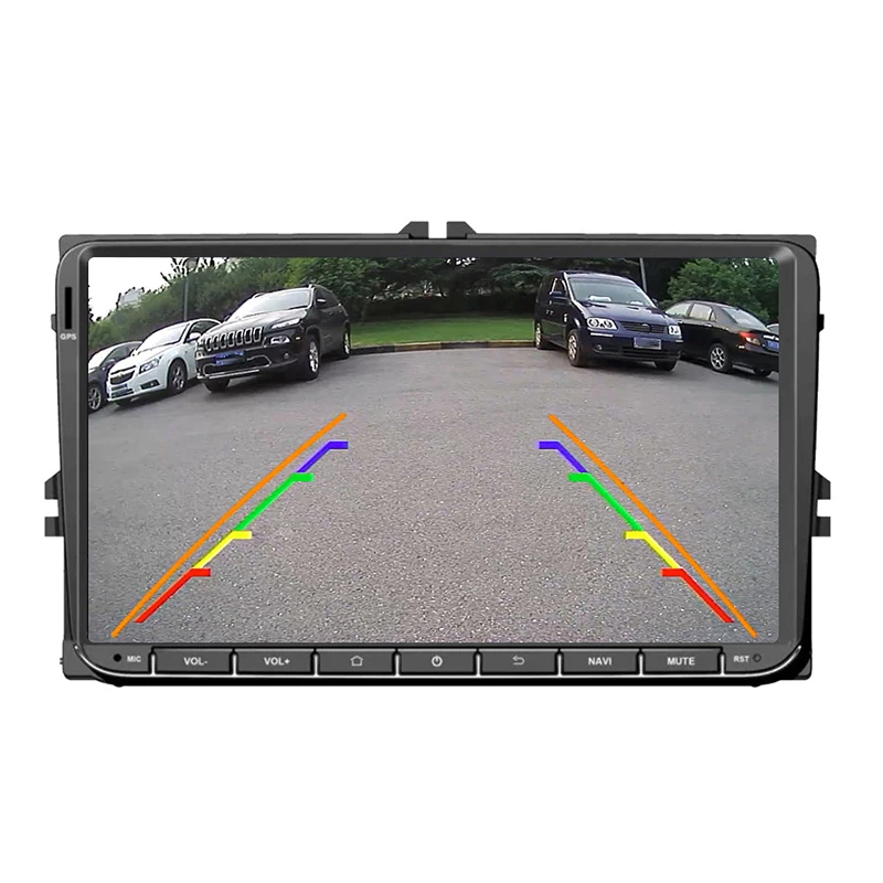 9 дюймов Android 8 0 двойное 2Din автомобильное радио Gps авто 2 Din для Volkswagen/Passat/Golf/Skoda/Seat Wifi