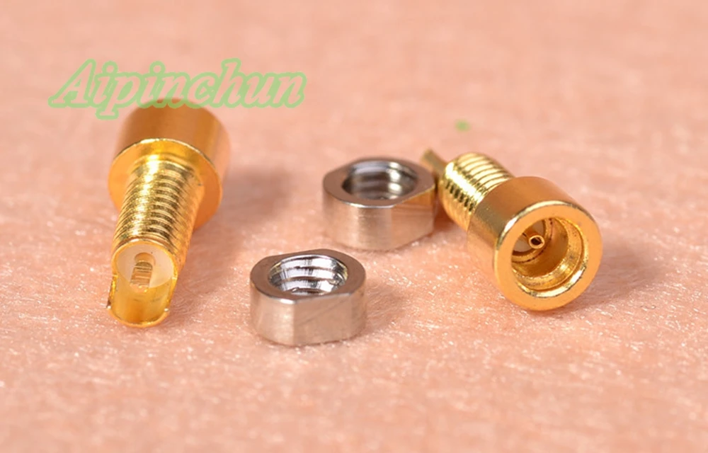 2 шт. DIY MMCX разъем для наушников гнездо крепление паяльные иглы позолоченные