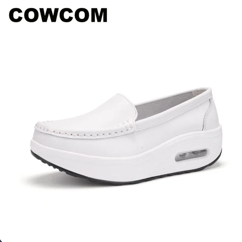 COWCOM/распродажа Осенняя обувь для медсестры с воздушной подушкой Женская из