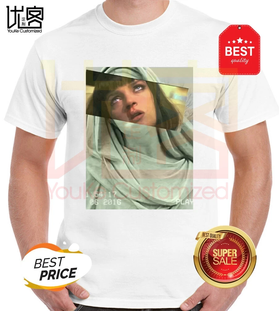 Футболки в стиле vaporwave эстетической Криминальное чтиво футболки для мужчин 100%