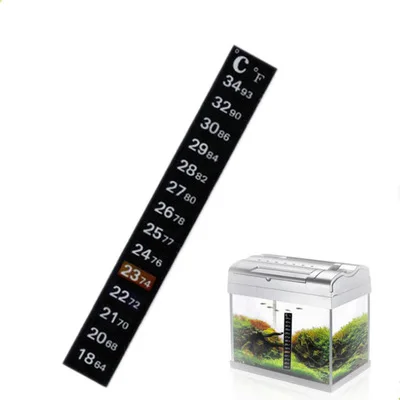 2020 Hot Sale LCD Digital Stick on Thermometer Gauge Heater Sticker Aquarium Fish Tank Glass | Дом и сад