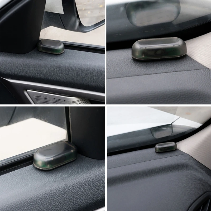 

Автомобильная сигнализация на солнечной батарее, противокражная светодиодный вспышка, фальшивая мигающая сигнальная лампа R2LC