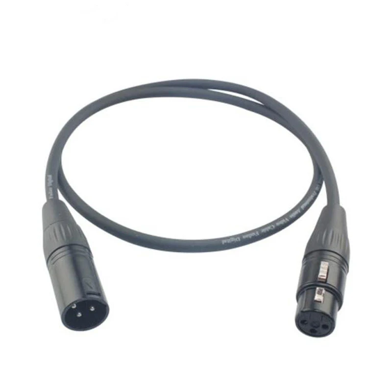 Кабель XLR штырь гнездо M/F 3 контактный аудио кабель OFC фольга + Плетеный