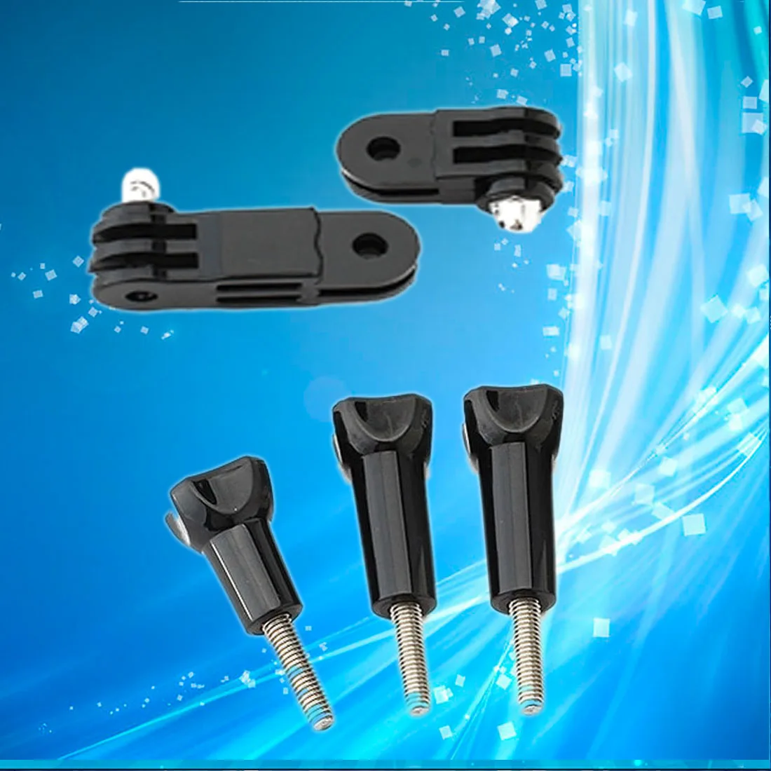 

Adjustable 3 Way Pivot Arm Assembly Extension+4 Thumb Knob for Gopro Hero 1/2/3