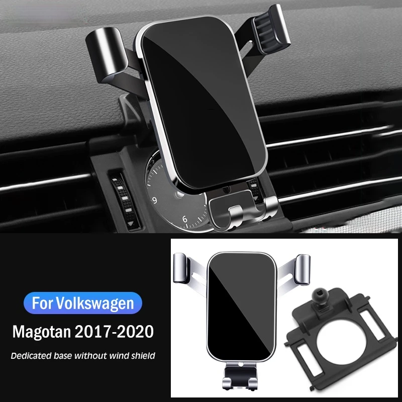 

Car Mobile Phone Holder Air Vent Stand GPS Gravity Navigation Bracket For Volkswagen VW Magotan B8 2017-2020 Car Accessories