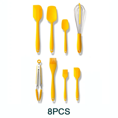 

Silicone Handle Set Non-stick Pan Silicone Tool Special Heat-resistant Spatula Frying Spoon Multifunctional Kitchenware