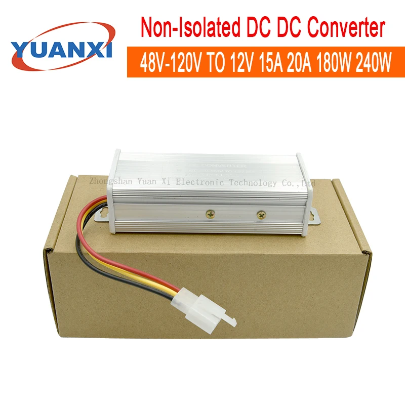 Понижающий преобразователь постоянного тока без изоляции 36 В 48 60 в 72 84 96 108 120 до 12