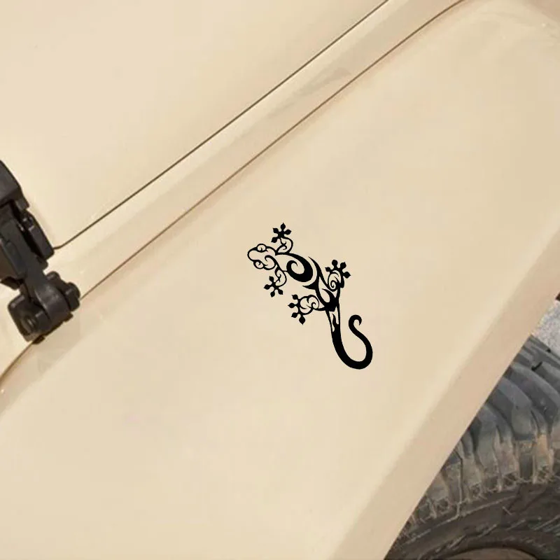 Крутая Милая ящерица Хамелеон декор для Авто/бампер/окно виниловая наклейка