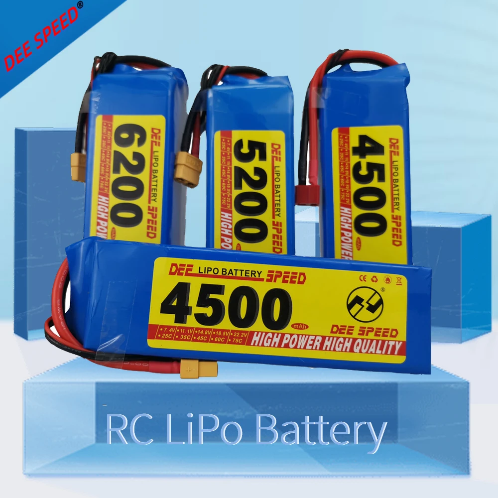 Dee 5S 18 5 V 3500 4200 5200 mAh 25C 35C 60C для внедорожника гусеничный грузовик вертолет