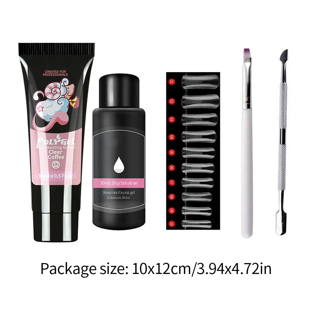 

Extention Gel Set Nail Kit Lamp Gel Polish Set All For Manicure Nails Art Poly Nail Clear Gel For Nail Extensions Polish