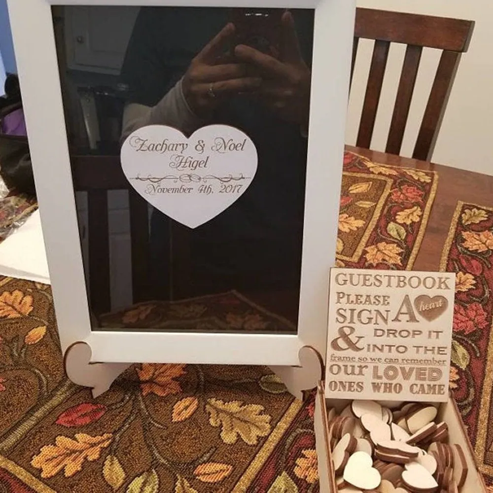 Индивидуальная элегантная деревянная Гостевая книга Corlour альтернатива