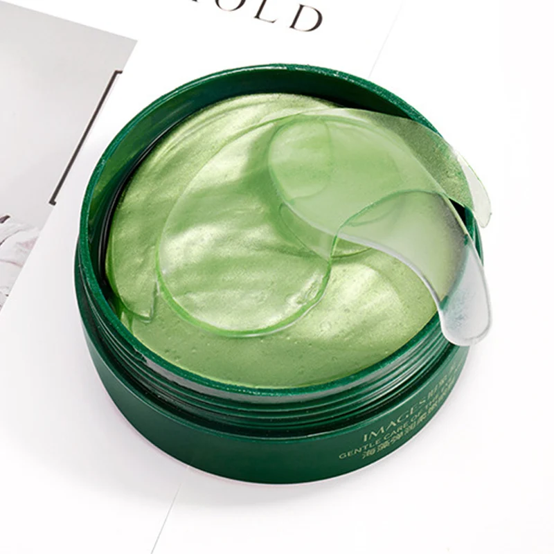 Коллагеновая маска с черным жемчугом 30 пар натуральный увлажняющий гель-патчи