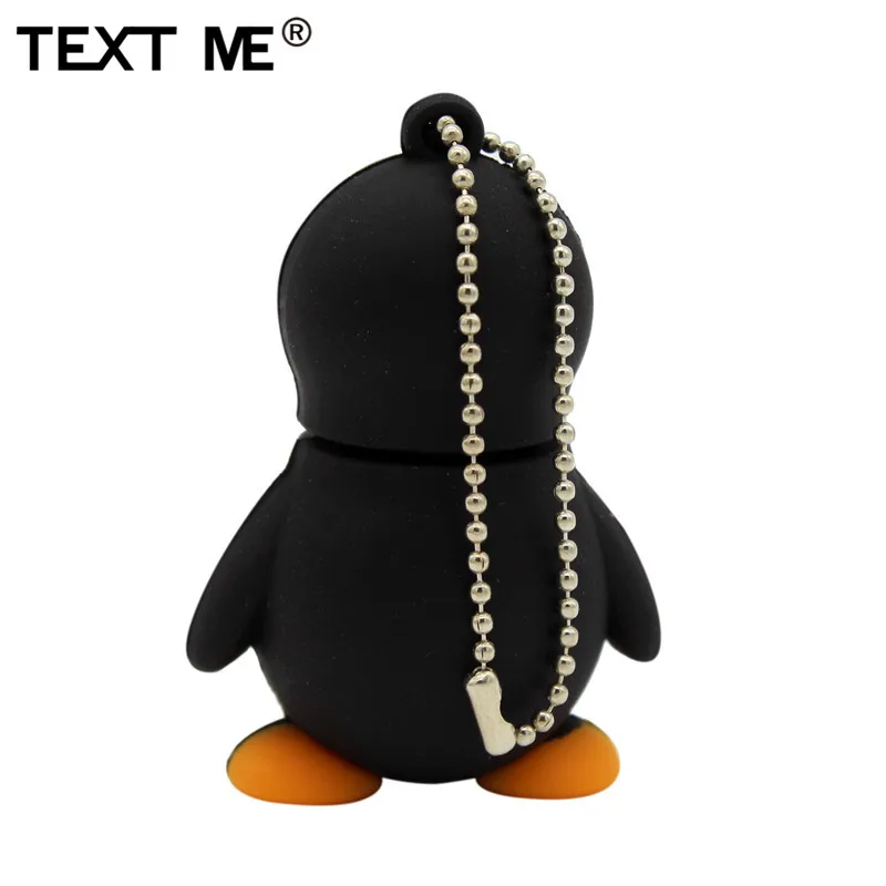 USB-флеш-накопитель TEXT ME в виде мультяшного животного милый пингвин usb 2 0 4 ГБ 8 16 32 64 |