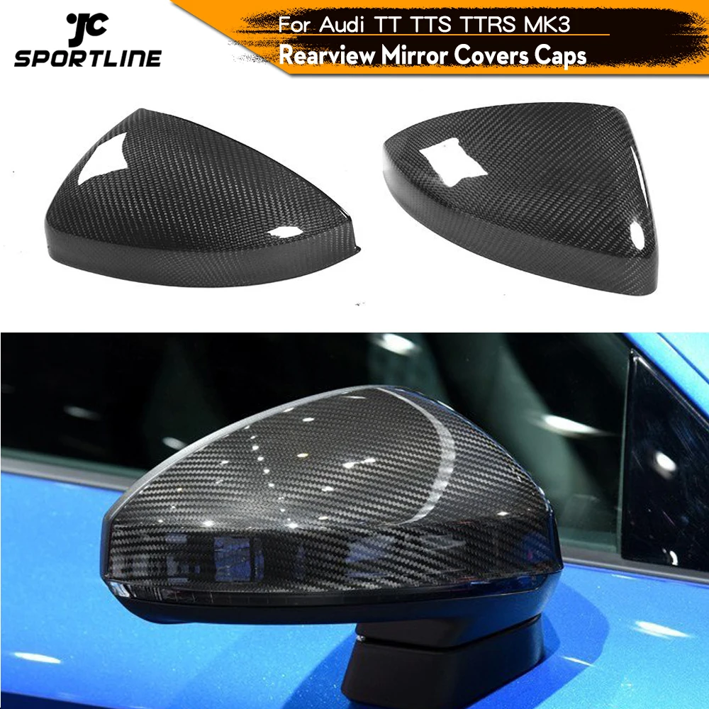 Сменные колпачки для зеркала заднего вида из углеродного волокна Audi TT MK3 Тип 8S Coupe