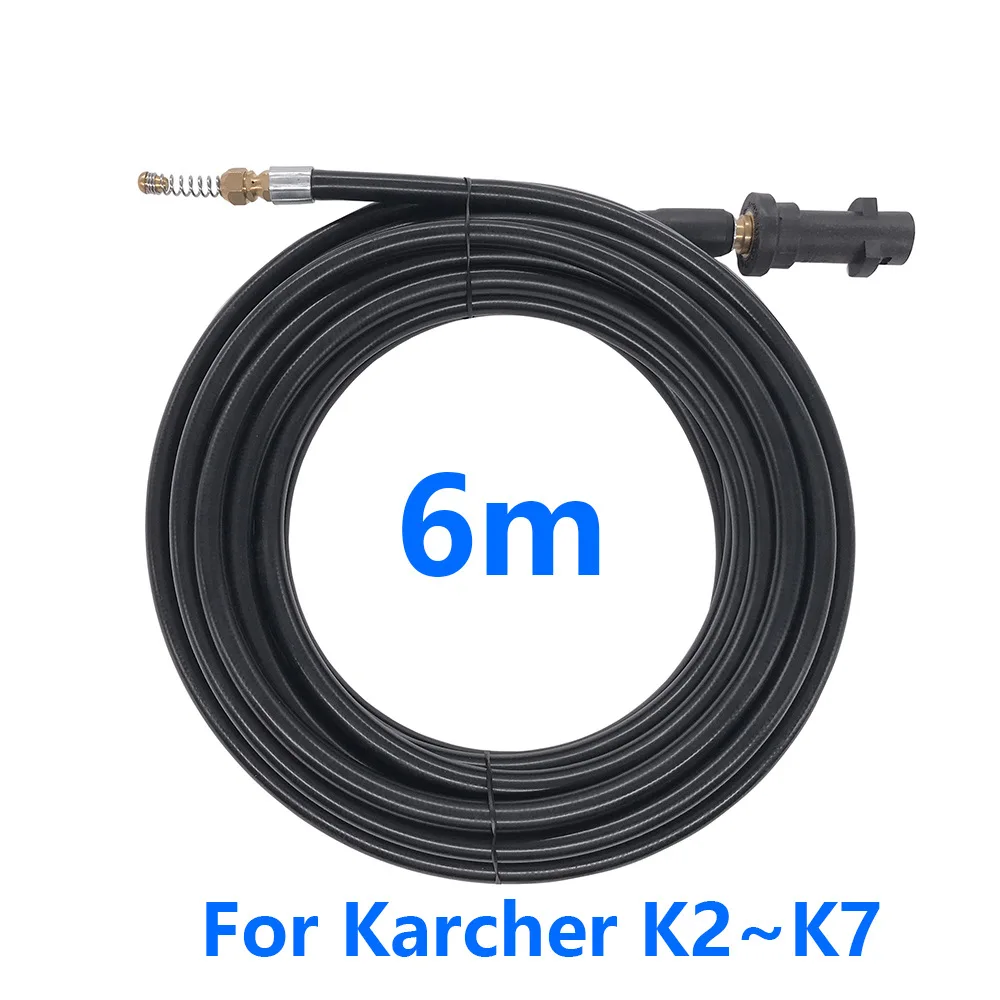 6, 10 м, 15 м, 20 м x 2320psi/160bar канализационного стока воды очищающий шланг для Karcher K1 K2 K3 K4 K5 K6 K7 высокое Давление шайба - Цвет: M9-6