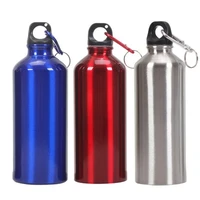 400500600ml aluminum portable outdoor alloy sports water bottles camping hiking bottles bicycle bike outdoor sports kettle