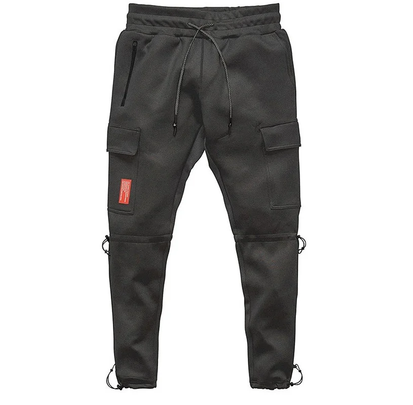 

New Cargo Pants Men Work Sweatpants Outdoor Fitness Gym Running Training Overalls Slacks Multi-pocket Jogging Squats Cargo Pants