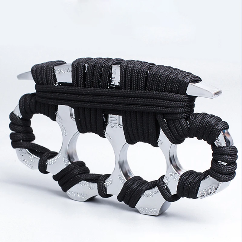 

Thickening Metal Finger Brass Knuckle Duster Self DefenseTools Outdoor Pocket Backpack Men Women EDC Decorative Portable Tool