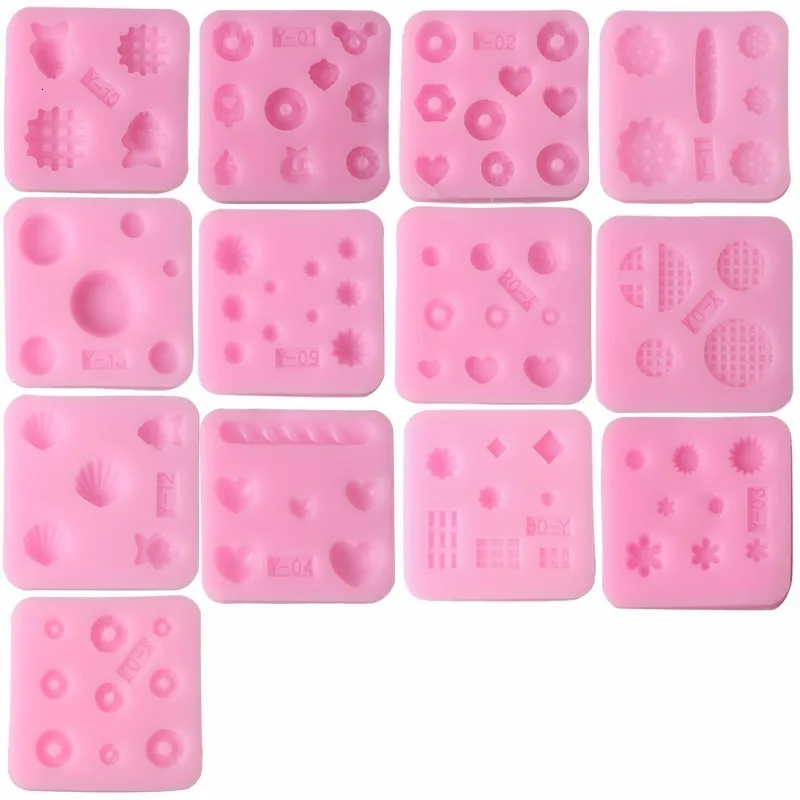 Delidge 13 шт./компл. модные милые Nail Art форма 3D силиконовый помадной форма для торта, печенья, сделай сам, свадебное инструменты для украшения тортов из мастики
